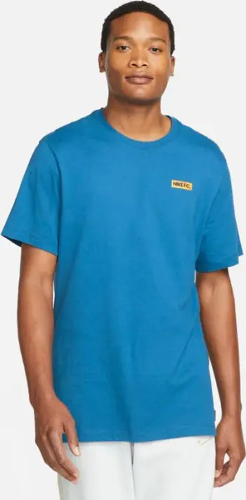 Bluzë sportive Nike FC M DH7492 407, poliester i ricikluar, blu