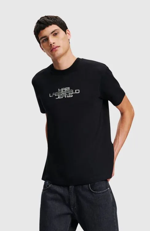 klj regular sslv foil logo tee - 4