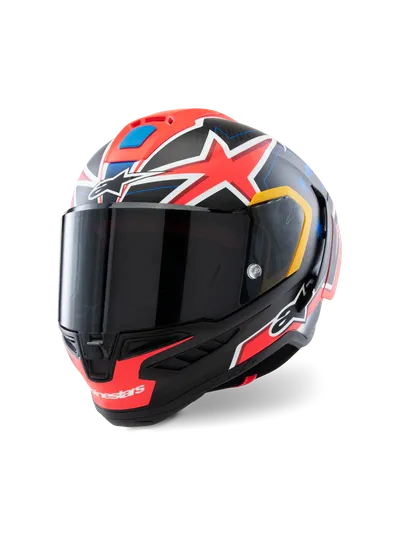 Helmetë moto Alpinestars Supertech R10 SR-10, karboni, garash, e zezë - 4