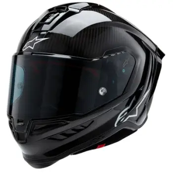 Helmetë moto Alpinestars Supertech S-R10 Solid, full face, madhësia XL, e zezë