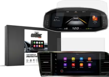 Film mbrojtës matte 2in1 për ekran Seat Ateca 9.2", anti-gjurma gishtash, transparent