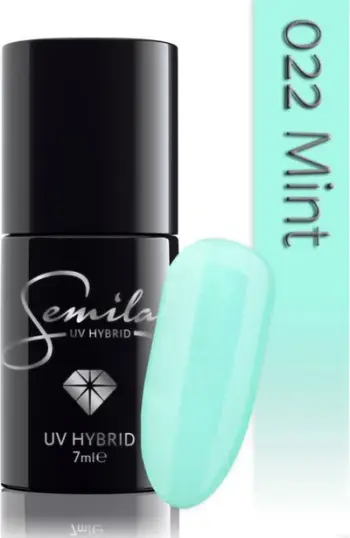 Llak xhel për thonj Semilac 022 Mint, 7ml, mente pastel