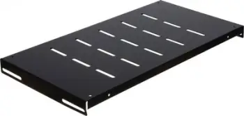 Rafte RACK Delta Shelf 19", 250mm, set 2 copë, metalik