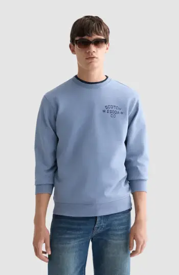Left chest logo regularfit sweaT-shirt