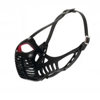 Maskë goje për qen Karlie Flamingo Special Muzzles L, 46 cm, qafë 63-70 cm, e zezë