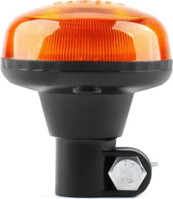 Dritë paralajmëruese AMiO Mini Beacon W21p, 18 LED, 12-24V, portokalli