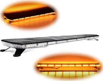 Dritë paralajmëruese LED AMiO 03345, 12V 24V, portokalli