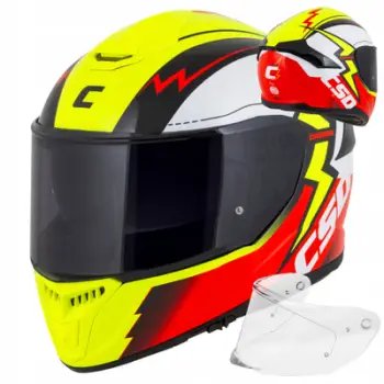 Helmetë moto Cassida Fiber GT 2.1, integral, me vizor të zi, XL