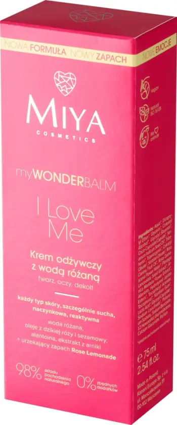 Krem fytyre MIYA Cosmetics MyWONDERBALM I Love Me, ushqyes, vegan, 75ml