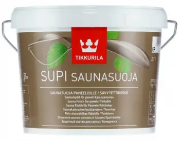 Mbrojtës druri për sauna Tikkurila Supi Sauna Protection, 2.7L, transparent