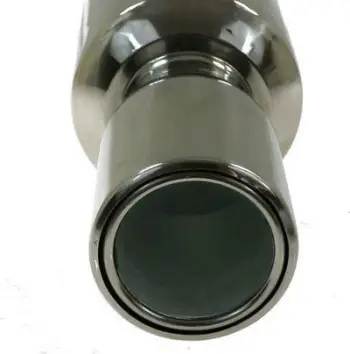 Sustë fundore TurboWorks End Muffler, hyrje 76mm, dalje 100mm, inox i lëmuar