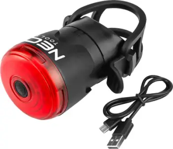 Dritë pasme biçiklete NEO 91-003, 30 lm, USB, e kuqe