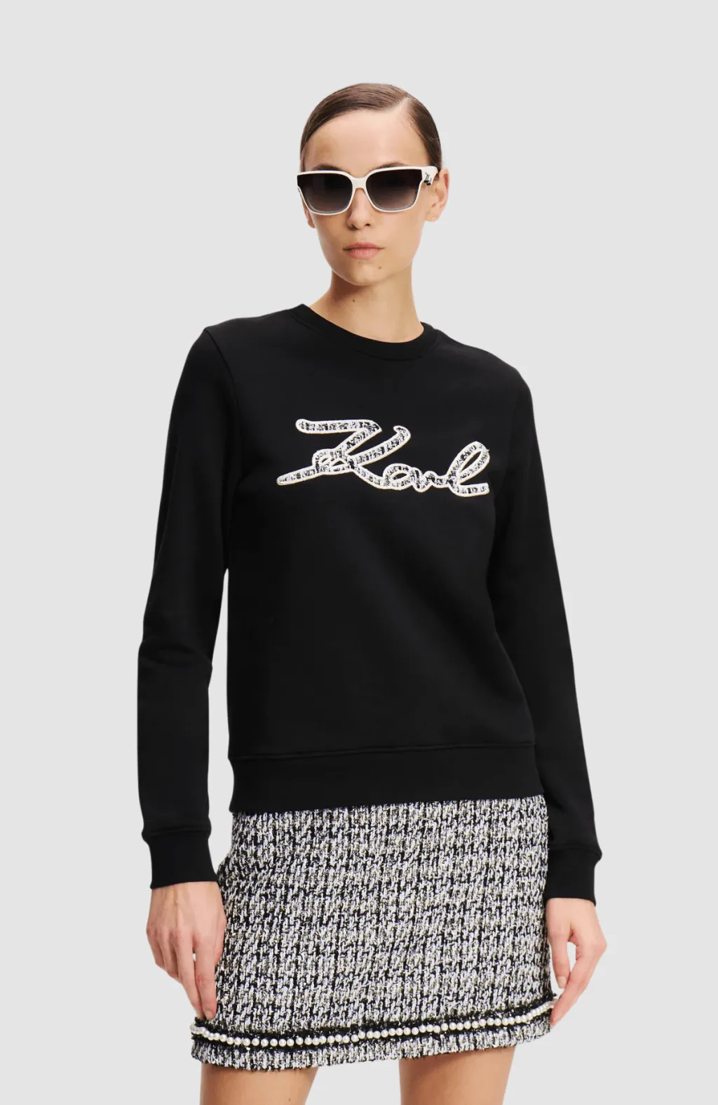 boucle karl signature sweat - 1