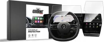 Mbrojtës ekrani 2 në 1 Ceramic për Renault Austral 12", 2022-2025, transparent