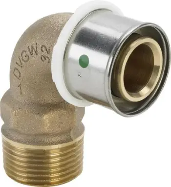Pjesë tranzitore Viega Pexfit Pro 4711, 25 mm, 1", bronz i kuq