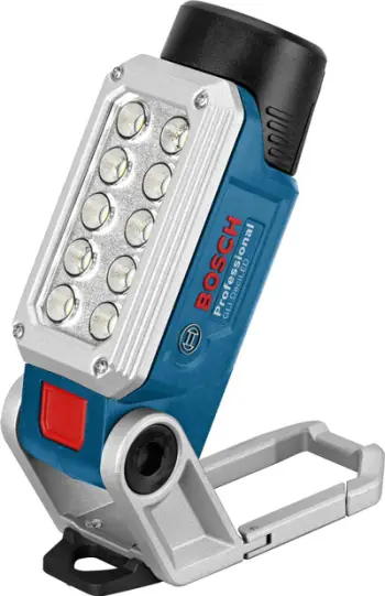 Dritë portative pa kabllo Bosch GLI DeciLED, 10 LED, kompatibile 10.8V, blu
