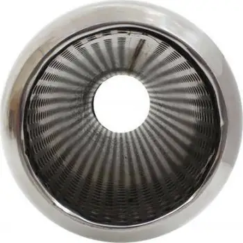 Sustë qendrore TurboWrks Middle Muffler, 3", çelik inox, argjendtë