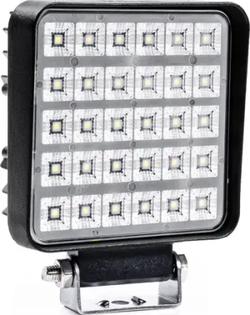 Dritë pune AMiO 03245, LED, IP67, me çelës, e zezë