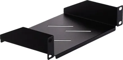 Rafth për kabinet RACK Stalflex E-RSF10-1U-150B, 10", thellësi 150 mm, i zi - 5