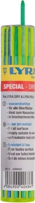 Set mbushjesh Lyra refill exch, 12 copë, për markera Lyra Drybasic, shumëngjyrëshe