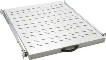 Rafth rrëshqitës për kabinet 19" LevelOne Equip 280604 EZVS-19-1-80-G, 1U, 80 cm, gri