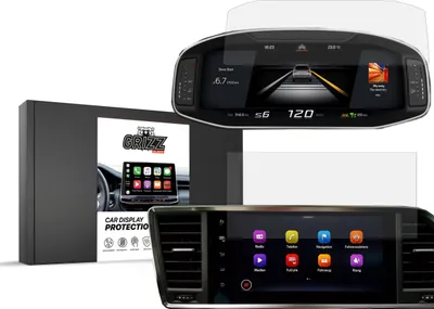 Mbrojtës ekrani 2in1 Ceramic për Cupra Ateca 9.2", 2020-2025, transparent - 1