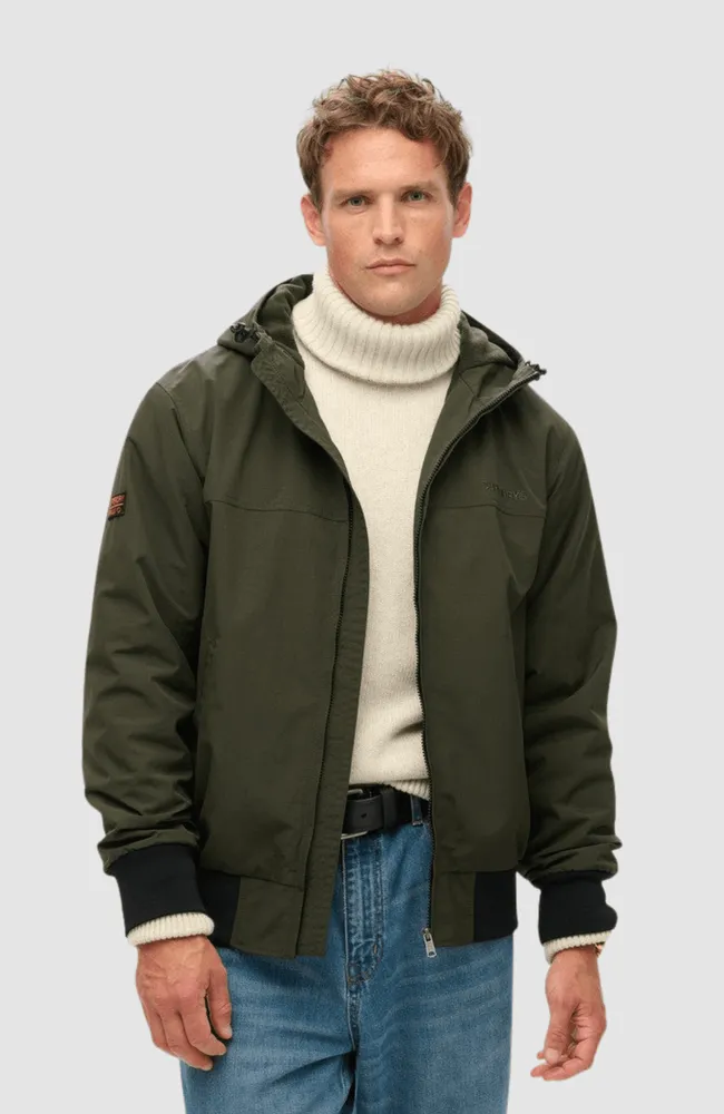 surplus nylon hooded bomber - 2