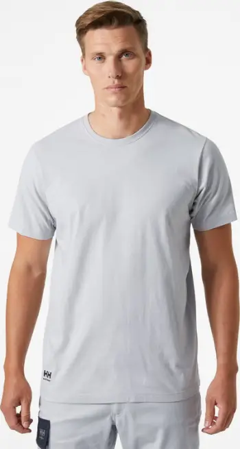 Bluzë T shirt Helly Hansen Workwear Manchester, 100% pambuk, XL, gri e hapur