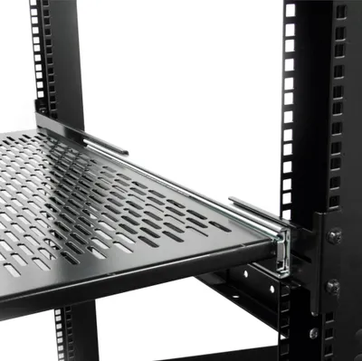Rafth serveri StarTech.com 2U, rrëshqitës, 19", deri 23kg, i zi - 1
