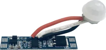 Swich për shirita LED Adviti AD-TL-6497/S-R, sensor lëvizjeje PIR, 5-24V, i bardhë