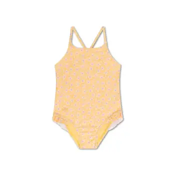 Swimsuit | Florish Yellow | për vajza pa mëngë 110/116
