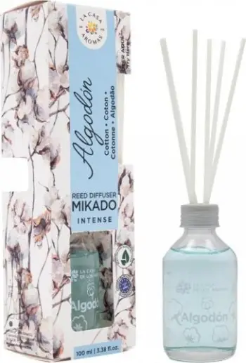 Aromatizues ambienti La Casa de los Aromas Mikado Intense Cotton Flower, shkopinj aromatik, 100ml