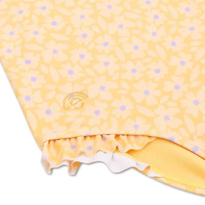 Swimsuit | Florish Yellow | për vajza pa mëngë 122/128 - 2