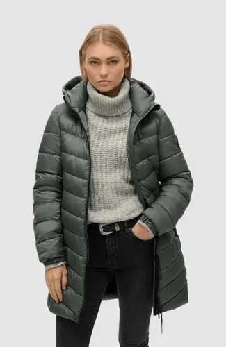 hooded fuji mid padded jacket - 3