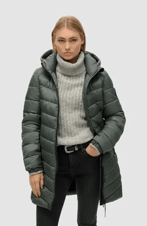 hooded fuji mid padded jacket - 4
