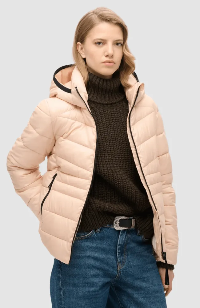 hooded fuji quilt padded jkt - 2