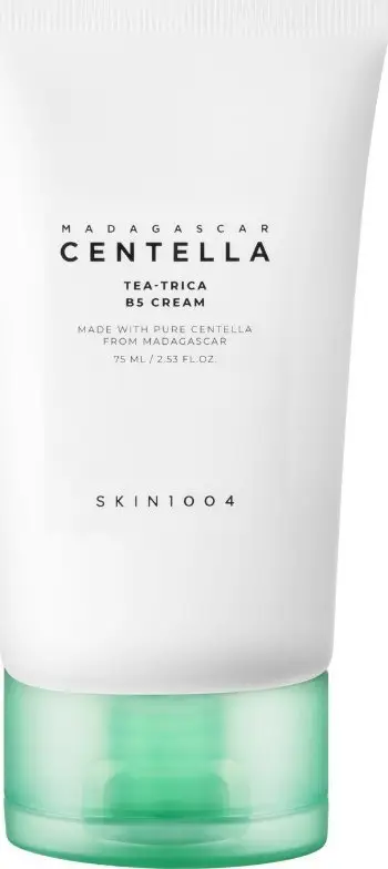 Krem fytyre SKIN1004 Madagascar Centella Tea Trica B5, 75 ml, për lëkurë me akne