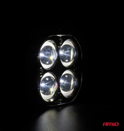 Dritë pune LED AMiO 04204, tension 10 30V, IP67, e bardhë - 3