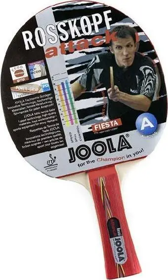 Raketë pingpong Joola Rosskopf Attack 53133, universal, e kuqe