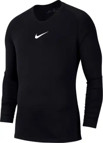 Bluzë termike fëmijësh Nike Dry Park JR AV2611 010, me mëngë të gjata, Dri FIT, e zezë