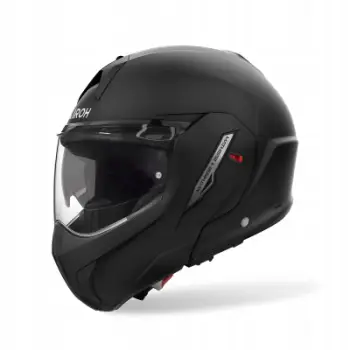 Helmetë moto flip up Airoh Mathisse II Color, madhësia XL, matt e zezë