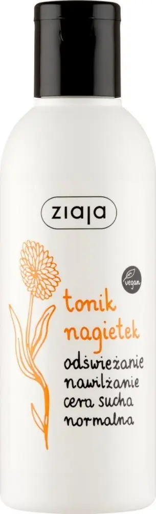 Tonik fytyre Ziaja Calendula, freskues dhe hidratues, 200 ml