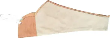 Set mëngësh saldimi prej lëkure, 56 cm, mbyllje me Velcro, ngjyrë kafe