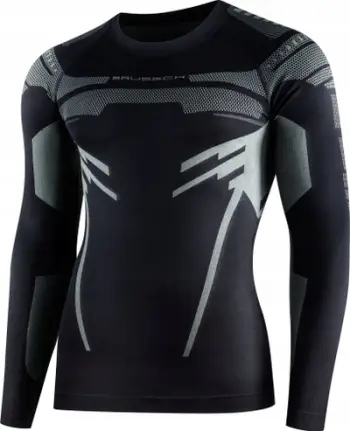Bluzë termike moto Brubeck Thermal Active, madhësia 2XL, e zezë