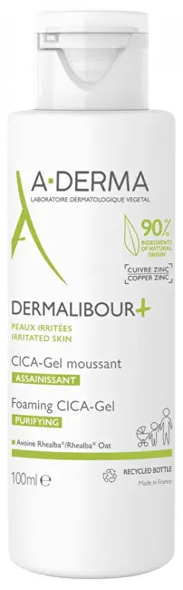 Xhel pastrues A-Derma Dermalibour+ Foaming Cica Gel, 100 ml