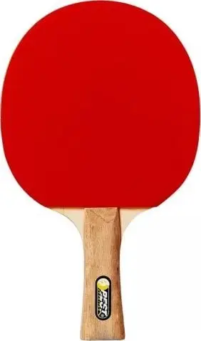 Raketë pingpongu Hobby, dorezë ergonomike, për lojtarë rekreativë, e kuqe