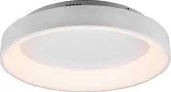 Plafonierë Trio Lighting Girona LED, me telekomandë, dimer, e bardhë