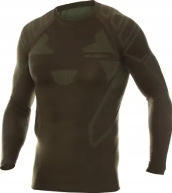 Bluze termoaktive Brubeck LS14210 Ranger Protect, për meshkuj, XXXL, khaki
