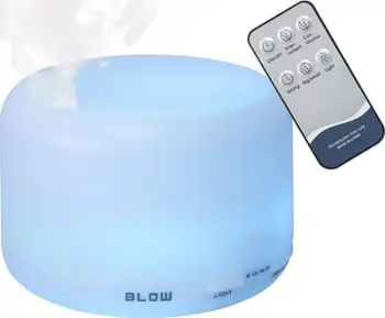 Difuzer aromaterapie me lagështues ajri, 500ml, dritë nate RGB, i bardhë