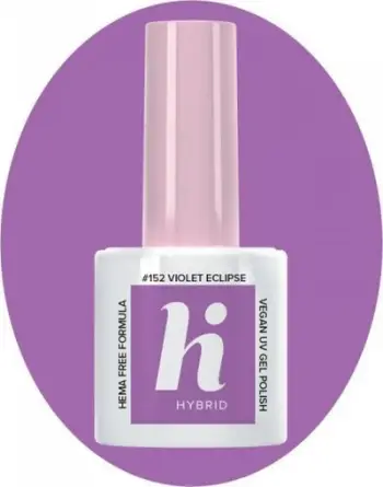 Llakk hibrid thonjsh Hi Hybrid 152 Violet Eclipse, 5 ml, vjollcë pastel